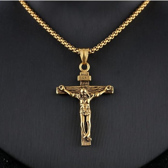 FREE Today: Christ Jewelry Crucifix Pendant Charm Necklace