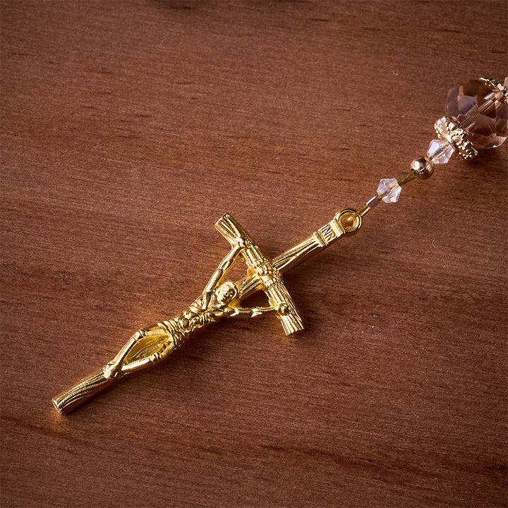 SolaceBeads Serene Waters Aquamarine Beads Rosary