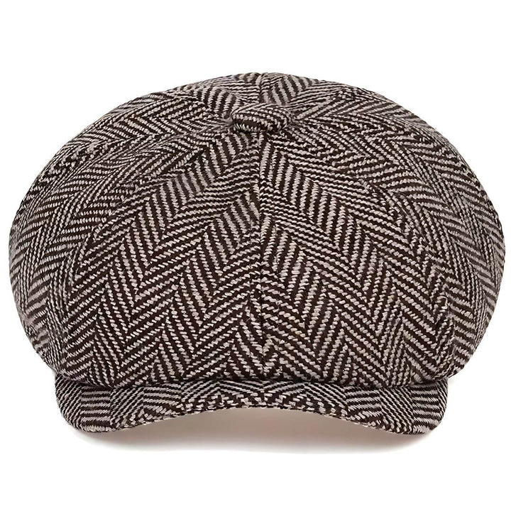 Herringbone Wool Blend Cap | TUCSON