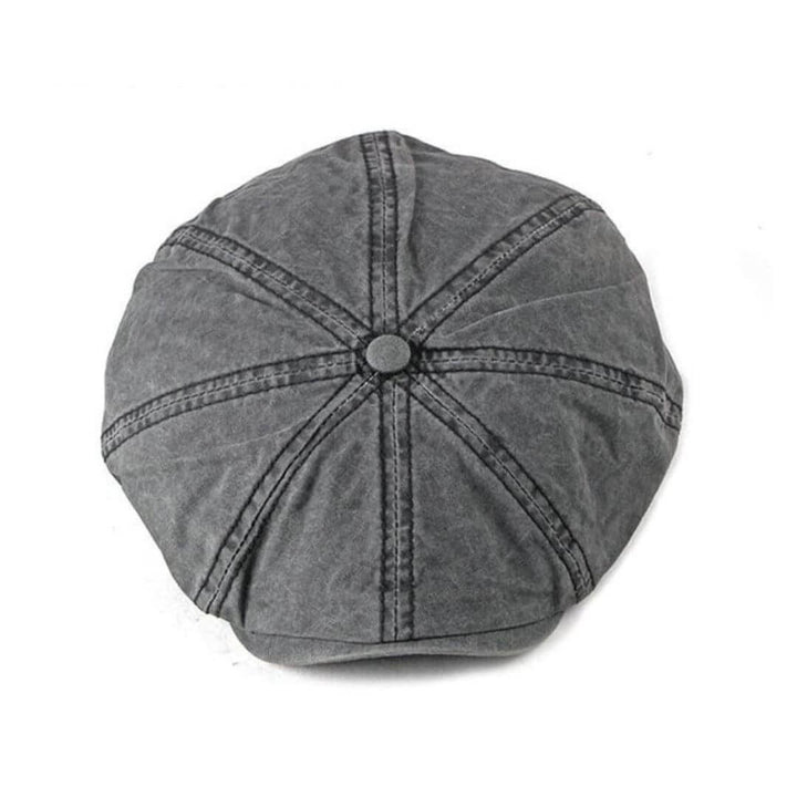 Washed Cotton Newsboy Cap | MALIBU
