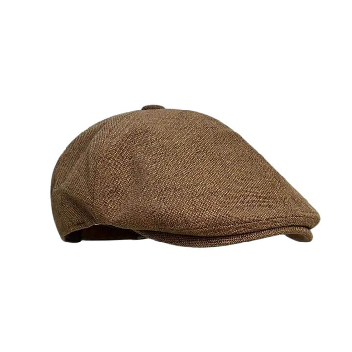 Linen Blend Flat Cap | MUNICH