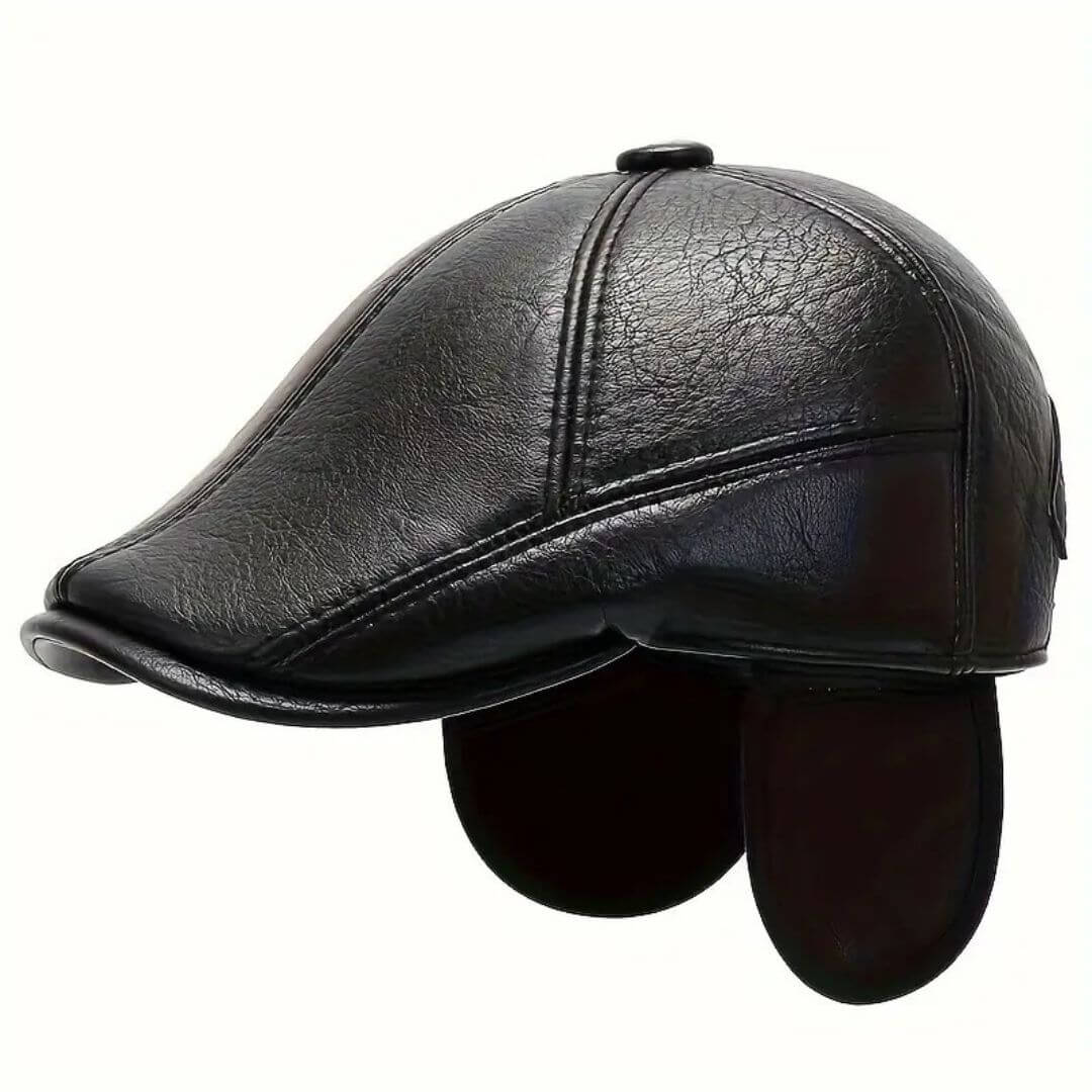 Leather Flat Cap | KALMAR