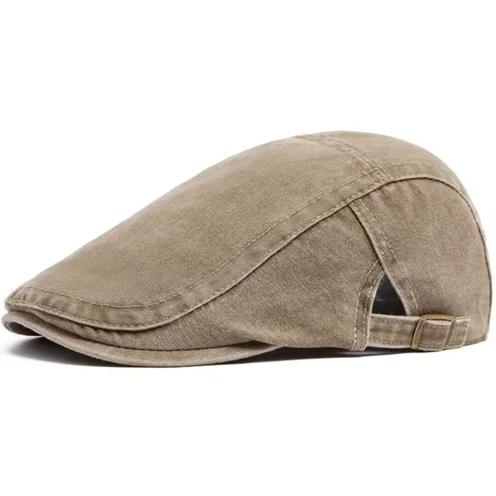 Washed Denim Flat Cap | DALLAS