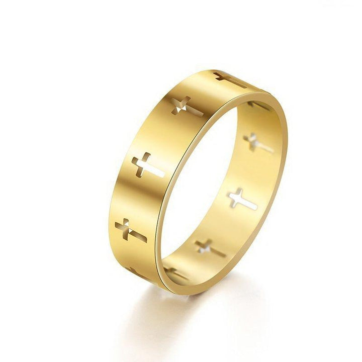 Christian Ring Carved