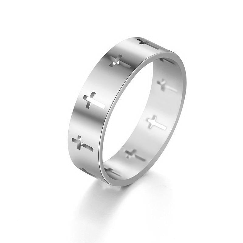 Christian Ring Carved