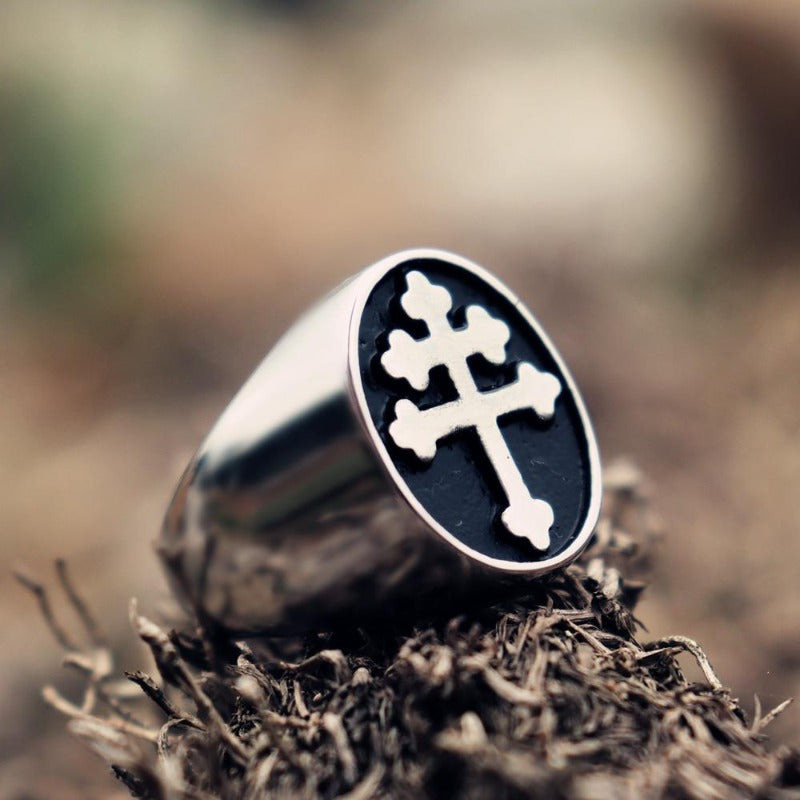 Christian Ring Lorraine Cross
