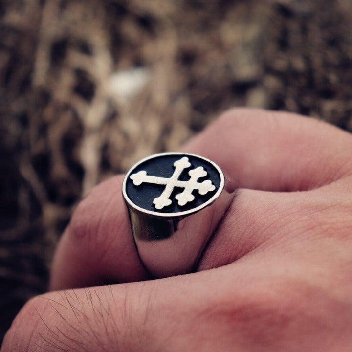 Christian Ring Lorraine Cross