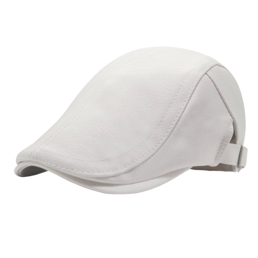 Leather Flat Cap | MONTPELIER