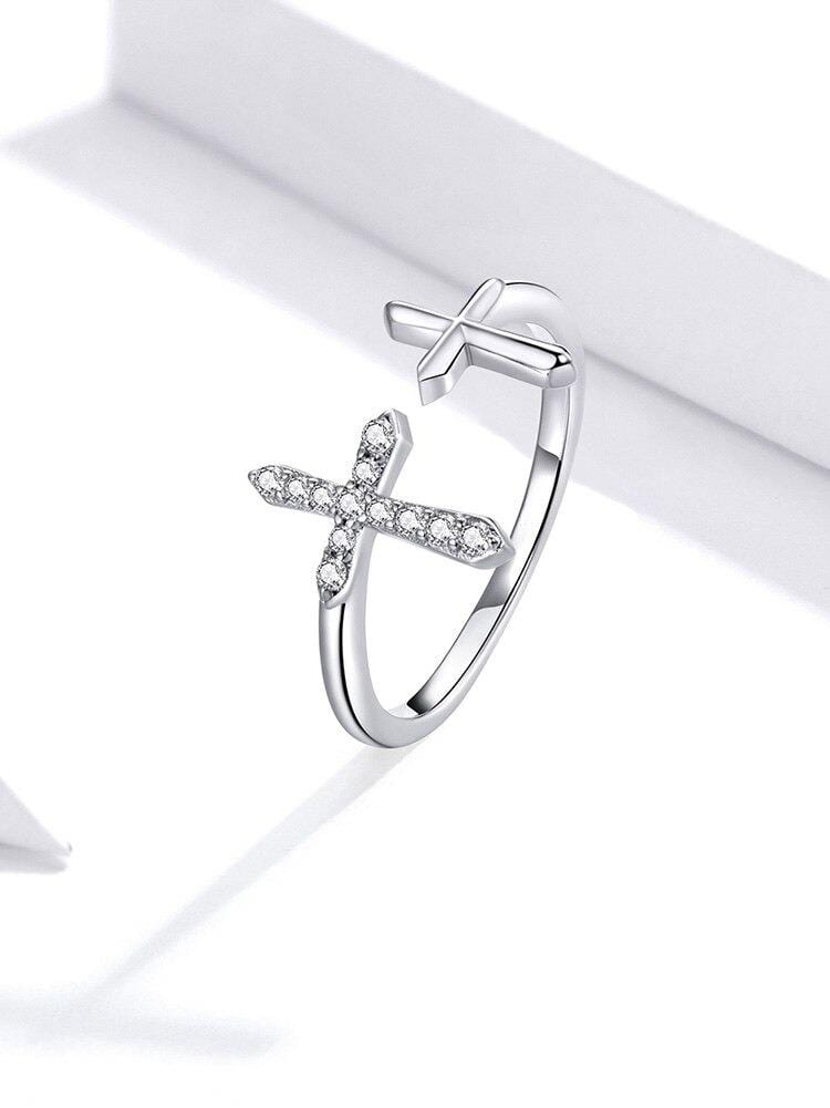 Christian Ring Duo Ring (Silver)