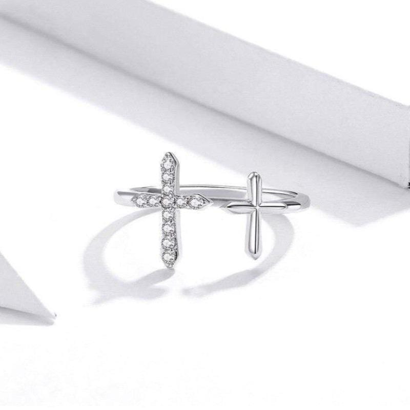 Christian Ring Duo Ring (Silver)