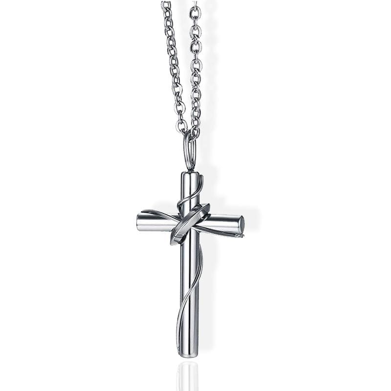 Women's Christian Necklace Cross with Ring