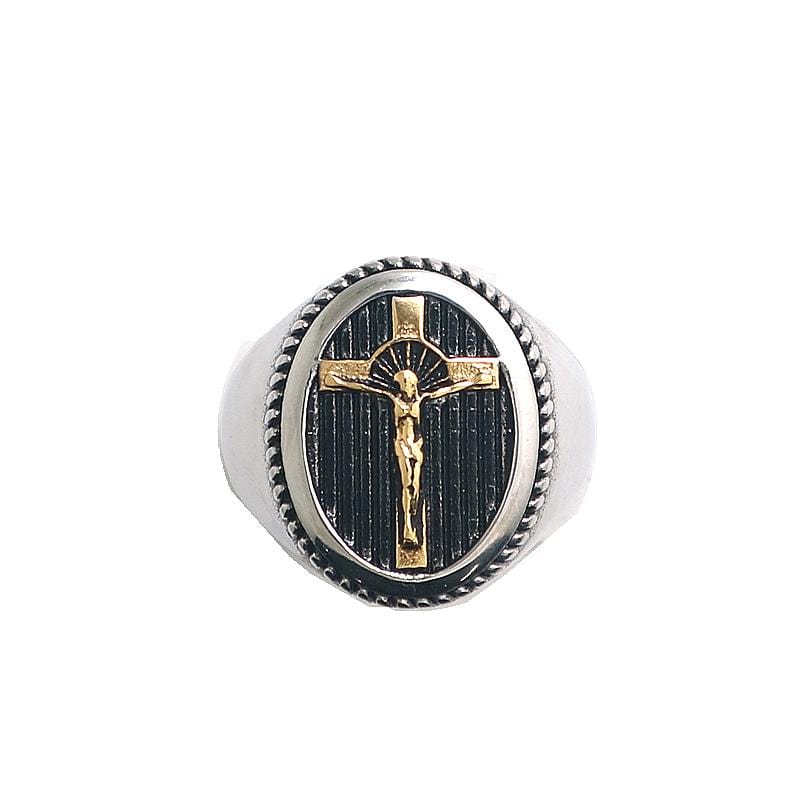 Christian Ring Crucifix