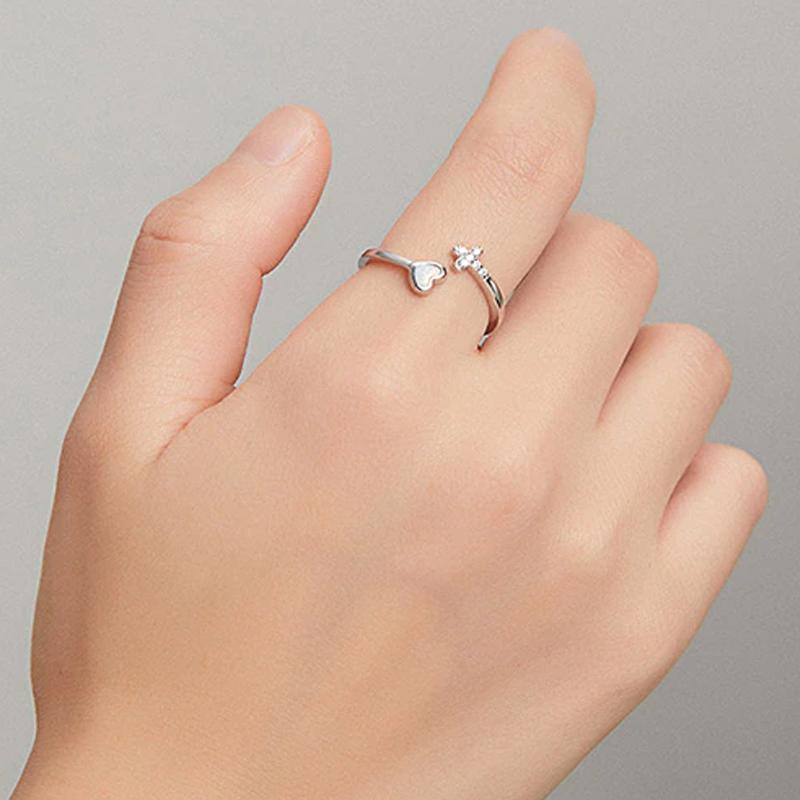 Christian Ring Faith Hope Love (Silver)