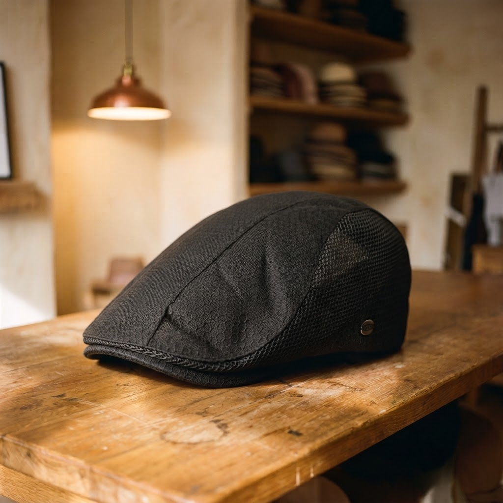 Frank's Caps — acrylic-mesh-flat-cap-harrisburg