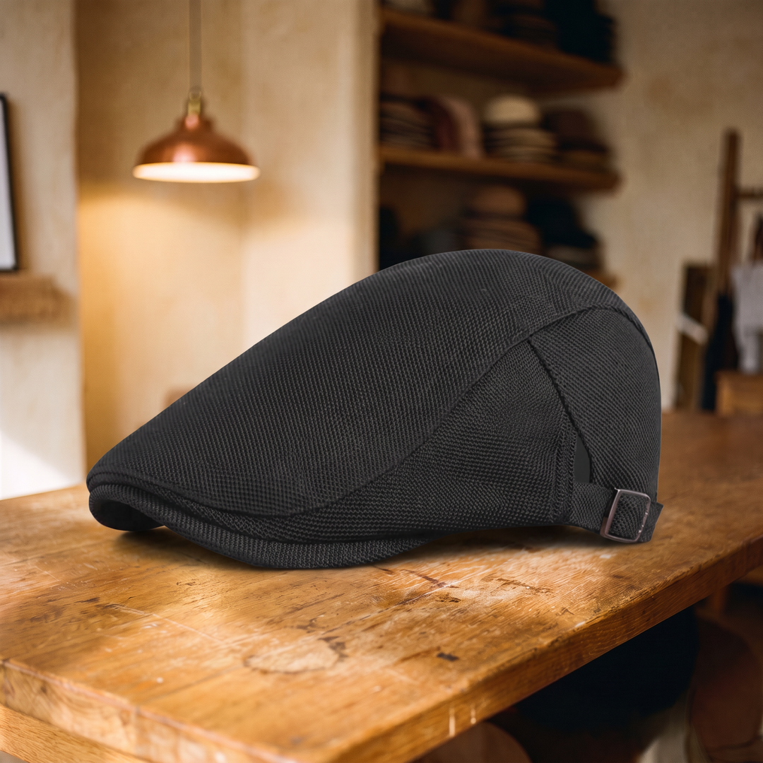 Frank's Caps — breathable-flat-cap-hampton