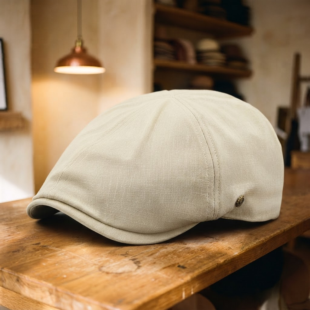 Frank's Caps — brushed-cotton-flat-cap-atlanta
