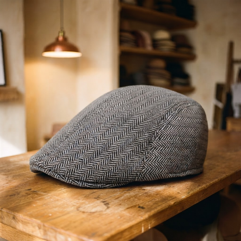 Frank's Caps — herringbone-cotton-blend-cap-pueblo