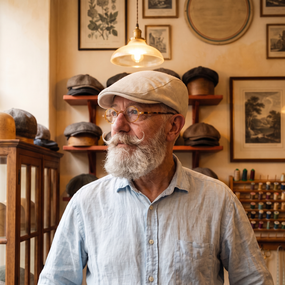 Frank's Caps — linen-blend-ivy-cap-sheridan