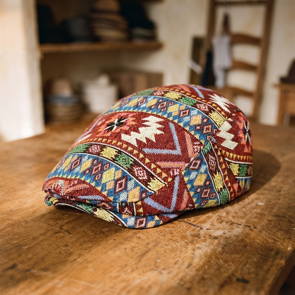 Frank's Caps — patterned-flat-cap-chicago
