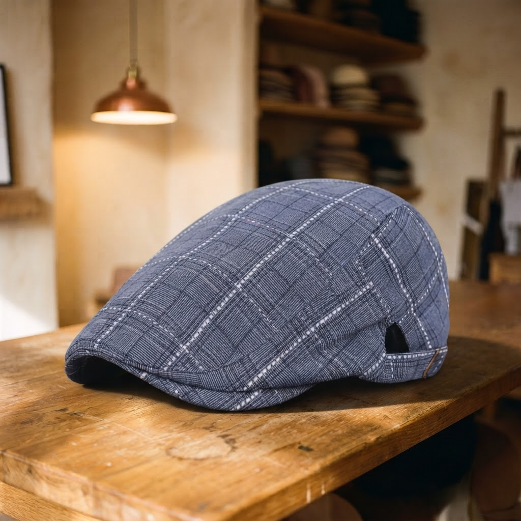 Frank's Caps — plaid-fabric-ivy-cap-richmond