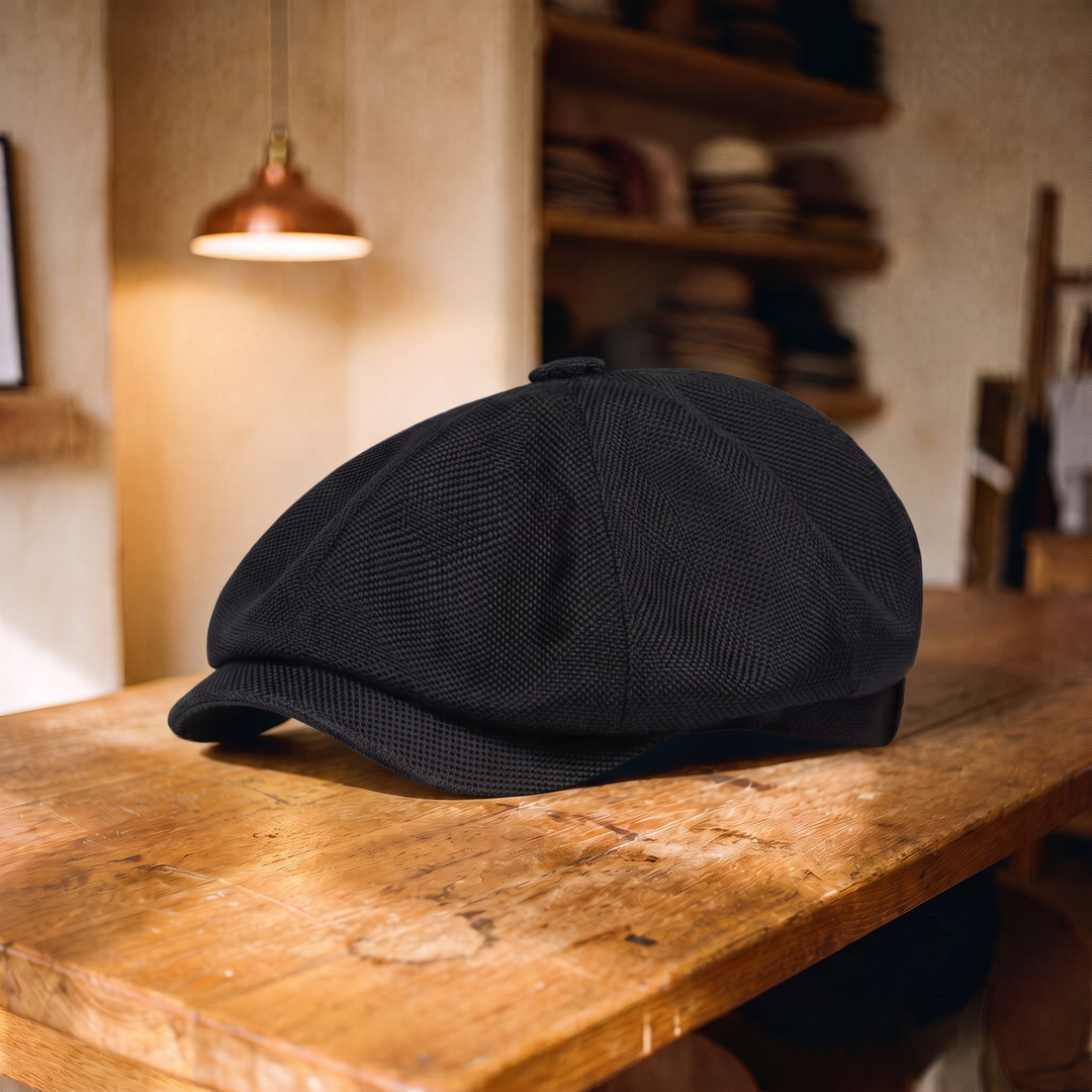 Frank's Caps — textured-cotton-newsboy-cap-phoenix