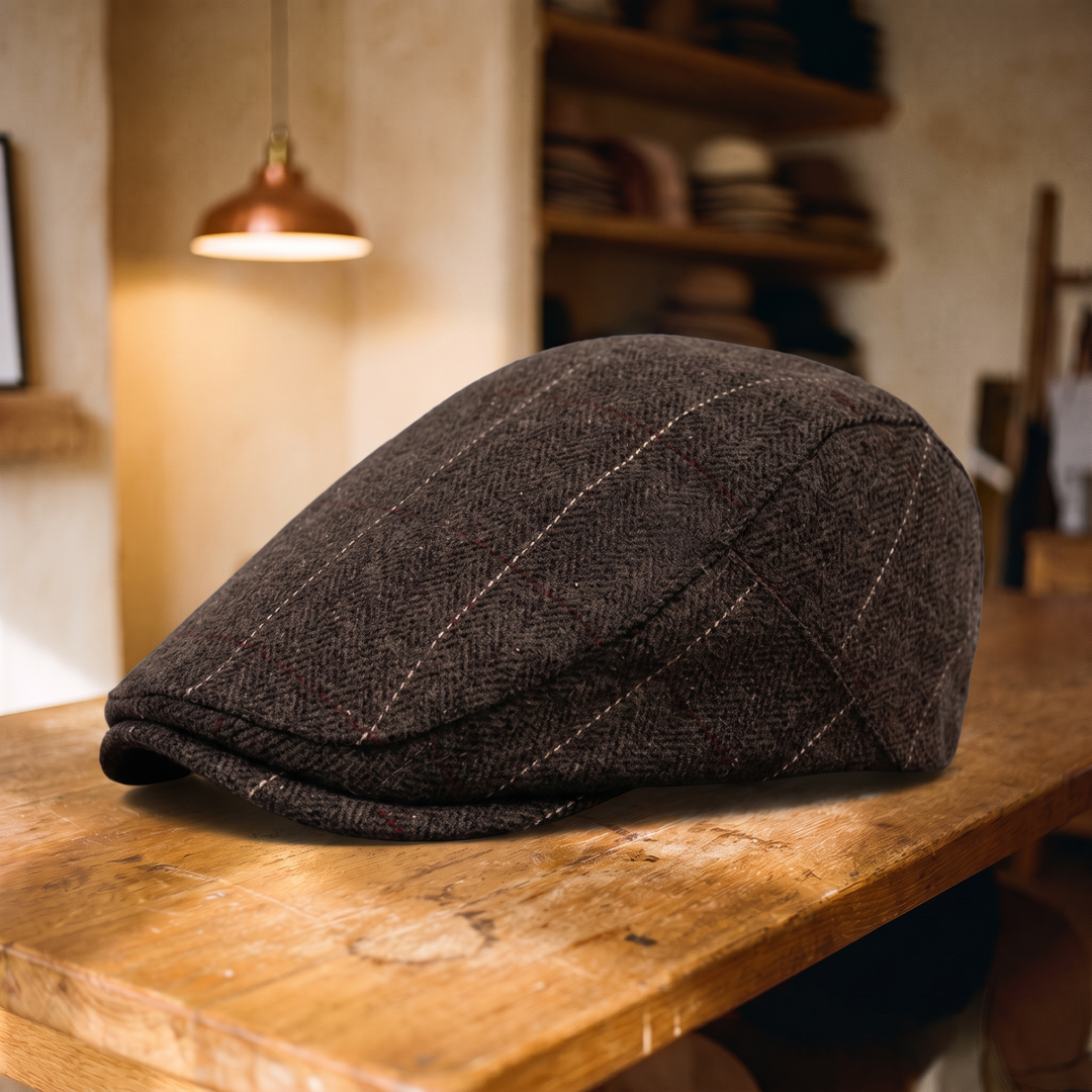Frank's Caps — tweed-flat-cap-york