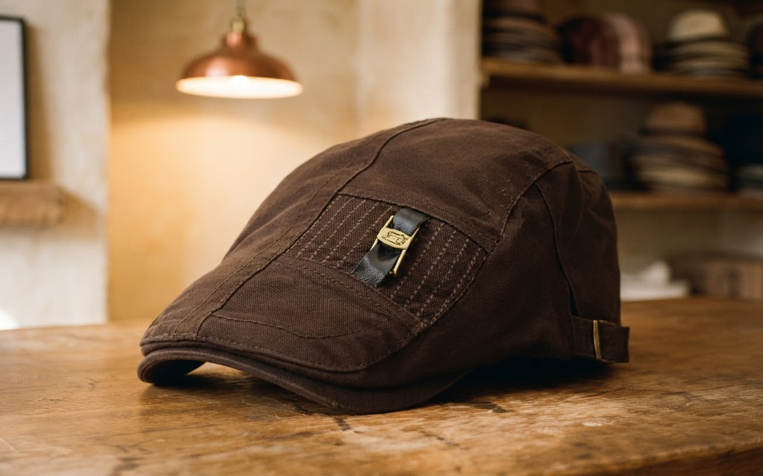 Frank's Caps — twill-cotton-flat-cap-hartford