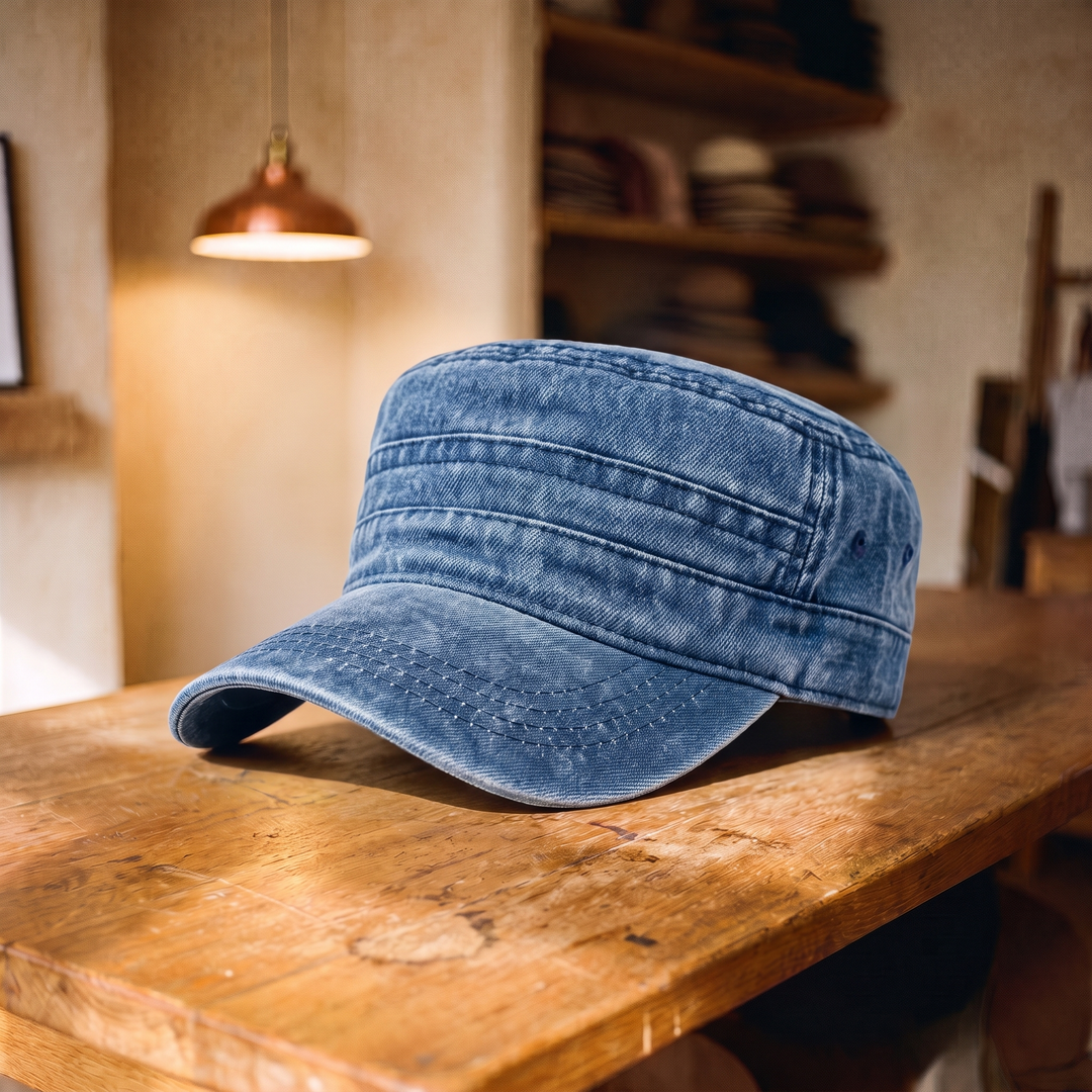 Frank's Caps — washed-cotton-cadet-cap-denver