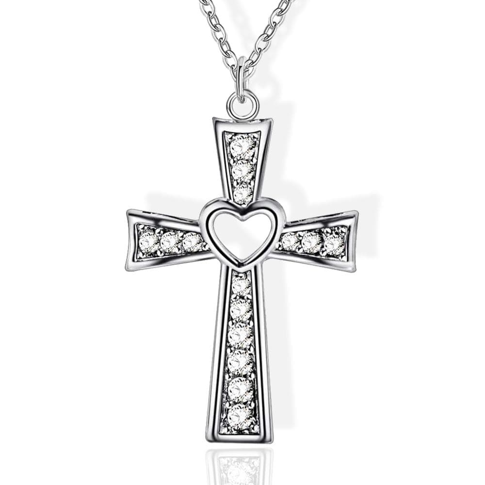 Women's Christian Necklace Heart