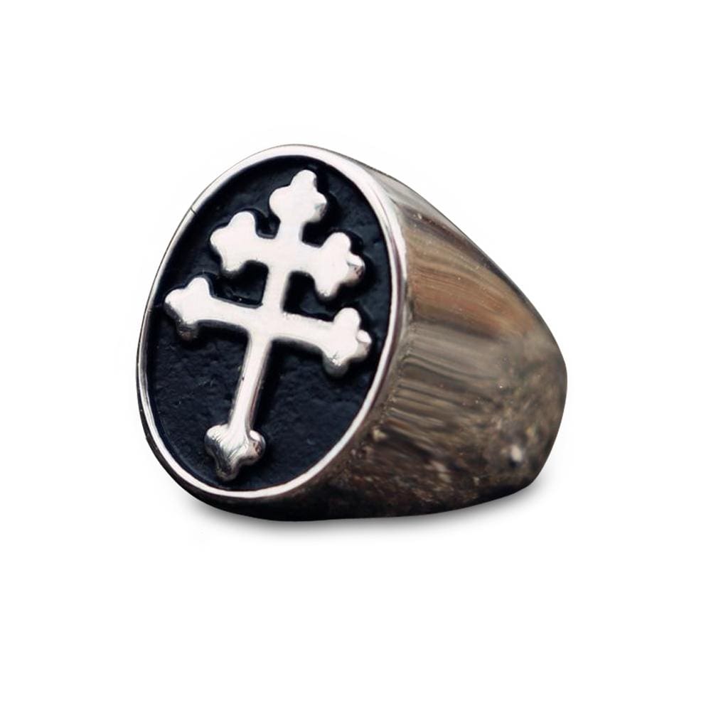 Christian Ring Lorraine Cross