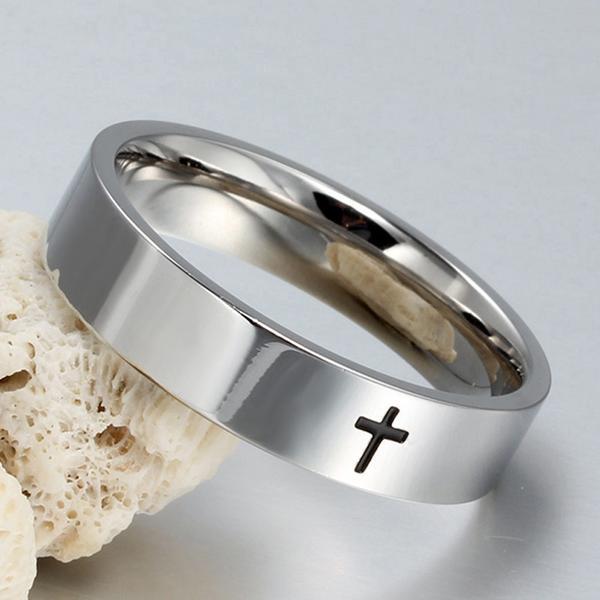 Christian Ring Stainless Steel