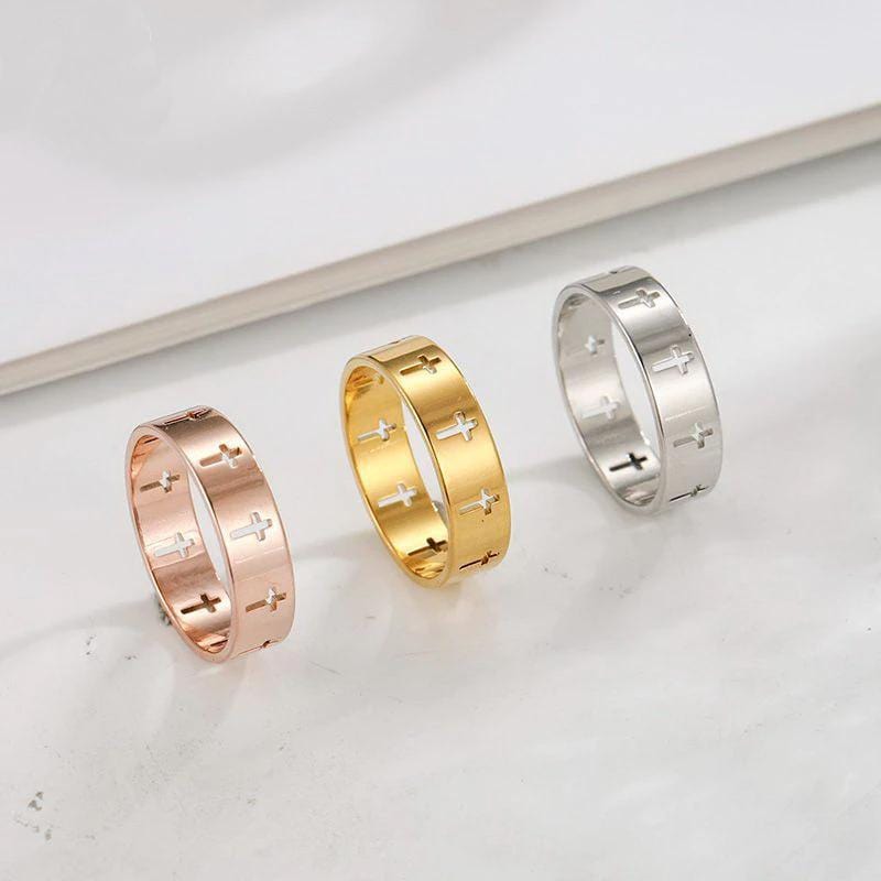 Christian Ring Carved