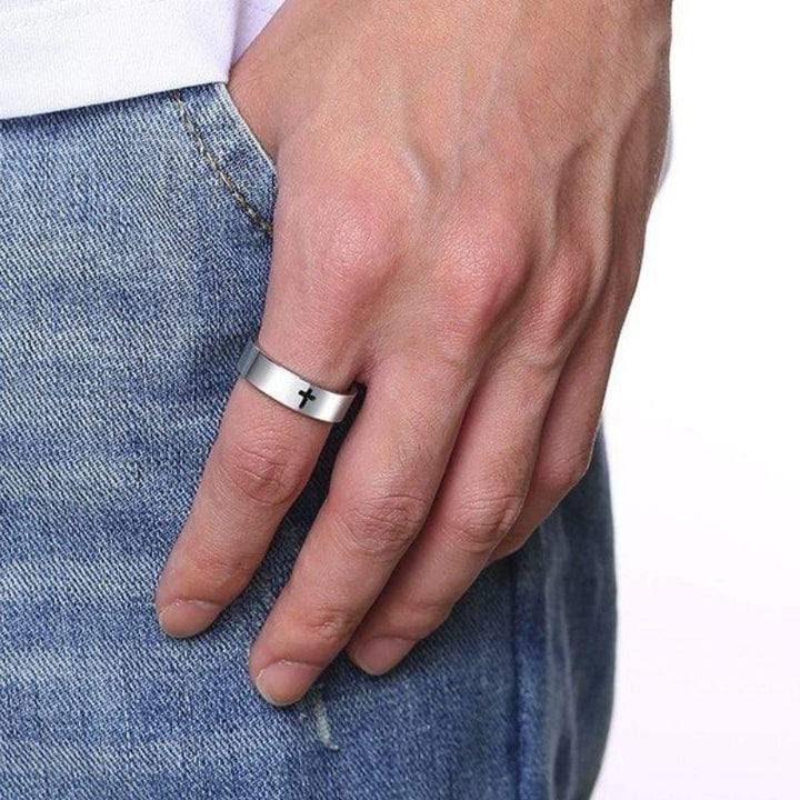Christian Ring Stainless Steel